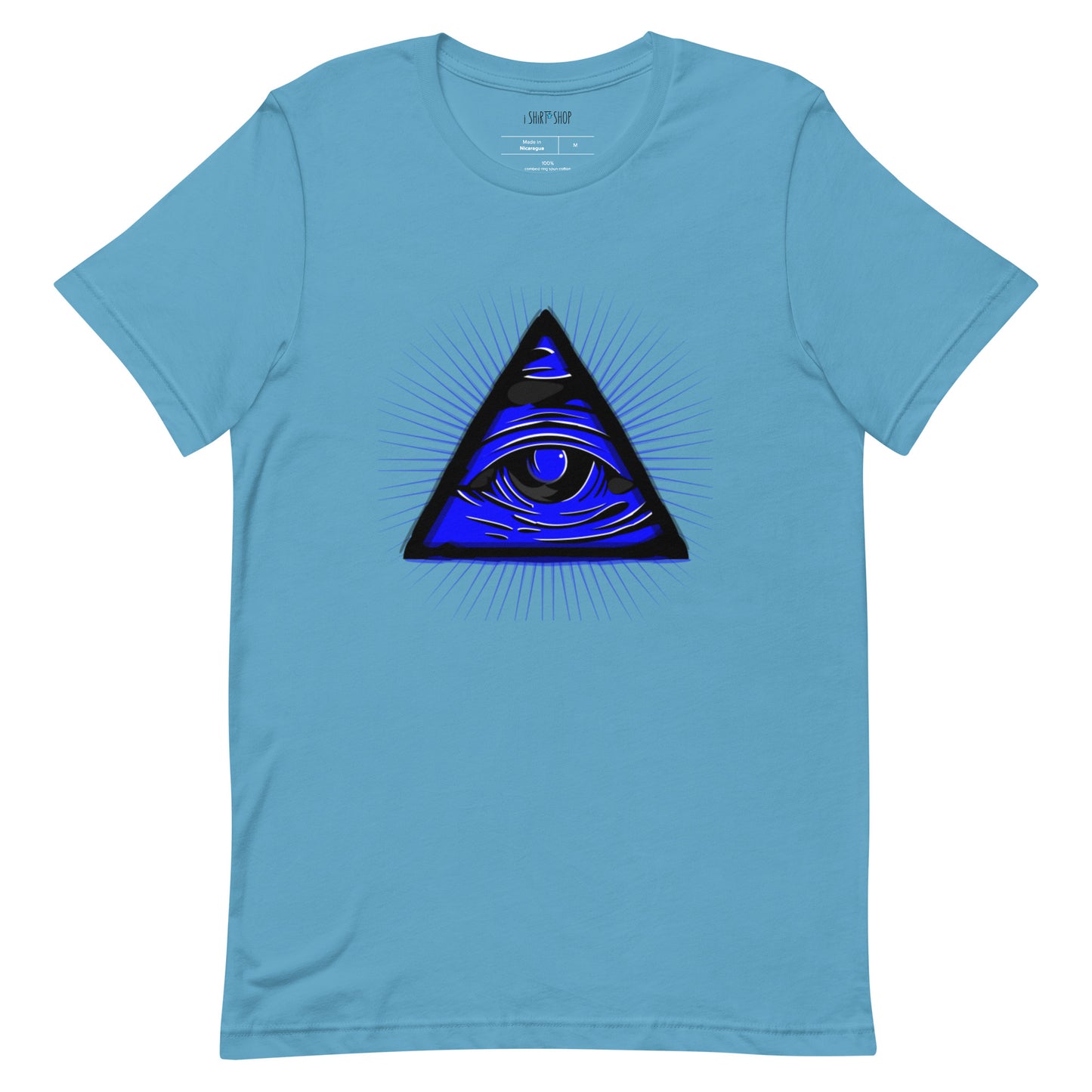 Blue Eye Triangle Unisex T-Shirt