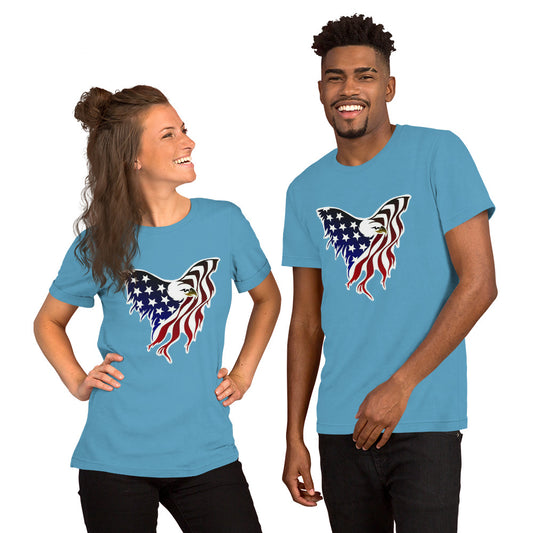 Eagle American Flan Unisex T-Shirt