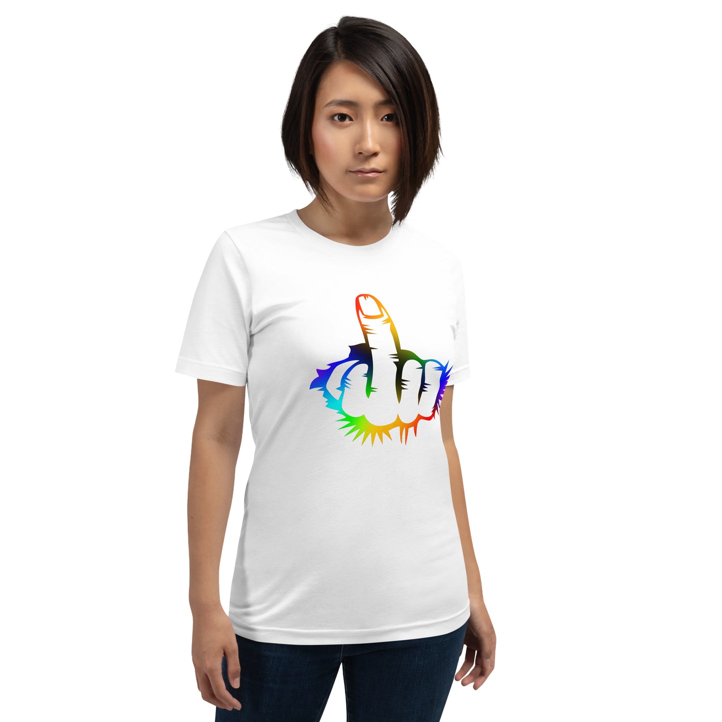 Colorful Finger Unisex T-Shirt