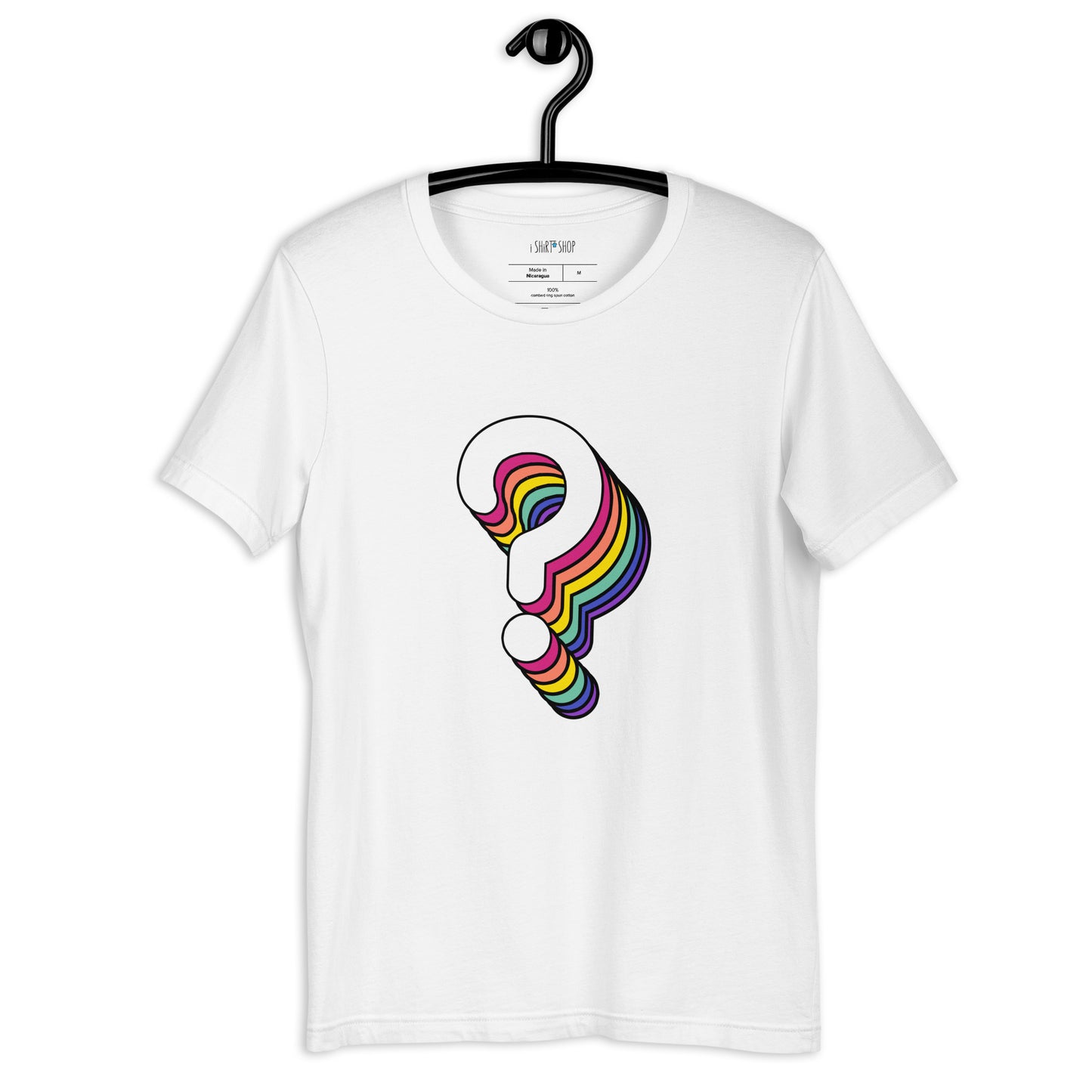 Rainbow Question Mark Unisex T-Shirt